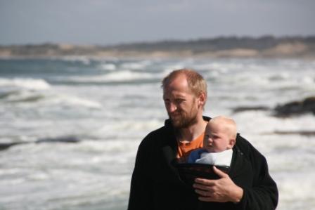 Kris und Sivian am Meer